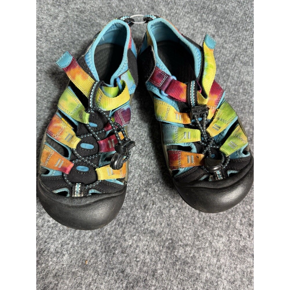 KEEN Newport Waterproof Sandals – Youth Size 3 – Multicolor – Quick‑Lace –Hiking